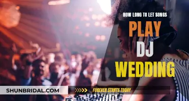 Songs at Weddings: How Long Should the DJ Play?
