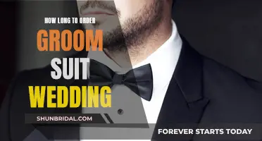 Groom's Guide: Perfect Suit Timing for Your Wedding Day