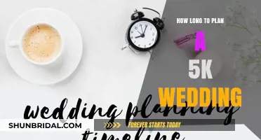 The Ultimate Guide to Planning Your 5K Wedding: Timeline Tips