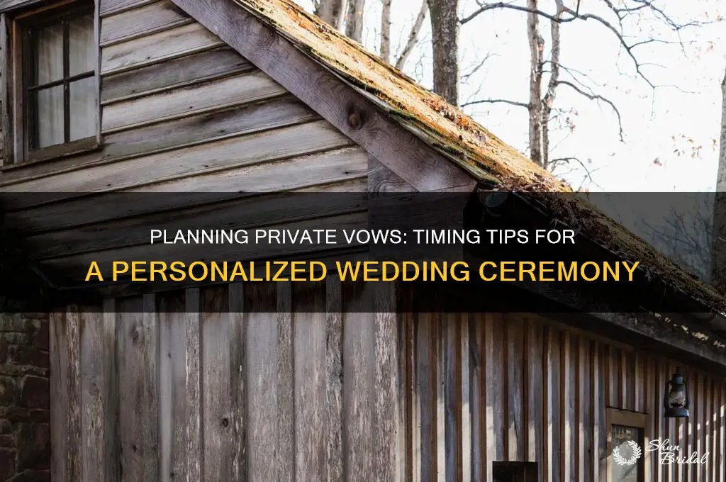 how long to plan for private vows