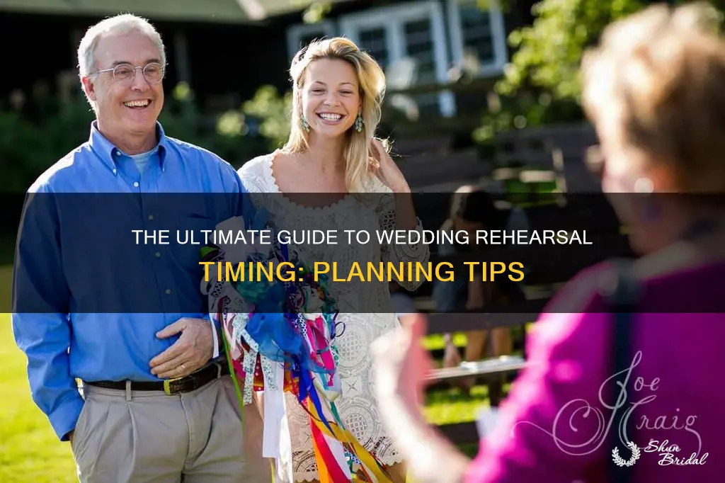 how long to plan for wedding rehearsal