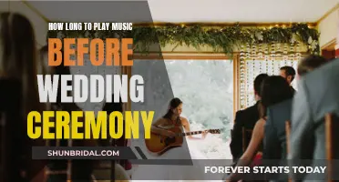 Setting the Right Tempo: Music Duration for a Memorable Wedding Ceremony