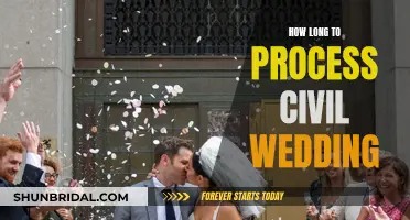 Understanding Civil Wedding Processing Times: A Comprehensive Guide