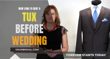 Tuxedo Rental Timeline: When to Start Planning for Your Wedding