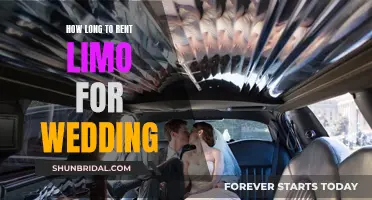 The Ultimate Guide to Limo Rental Duration for Your Dream Wedding