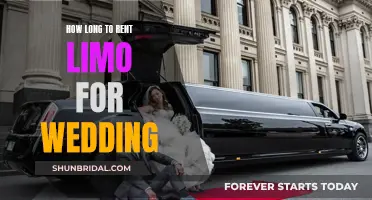 Renting a Limo for Your Wedding: How Long is Enough?