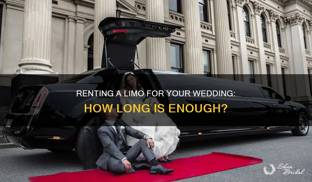 how long to rent limo for wedding