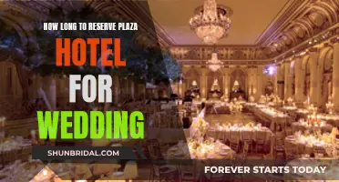 Booking Plaza Hotels for Your Wedding: How Long in Advance?