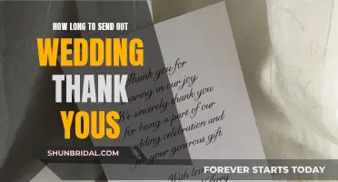 Timely Wedding Gratitude: When to Send Thank You Notes