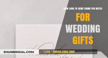 Timely Gratitude: When to Send Wedding Gift Thank You Notes