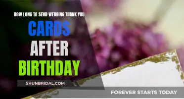 Wedding Thank You Notes: Timing Tips for Post-Birthday Gratitude