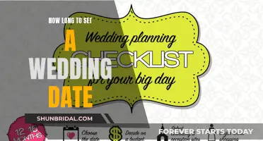 Planning a Wedding: Setting the Date for Your Big Day
