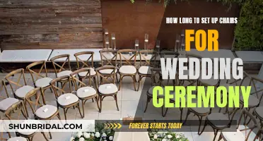 Seating Setup: Tips for Efficient Wedding Chair Arrangement