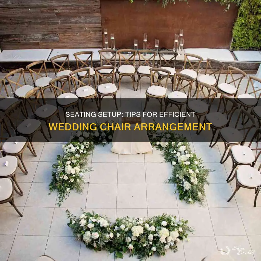 how long to set up chairs for wedding ceremony