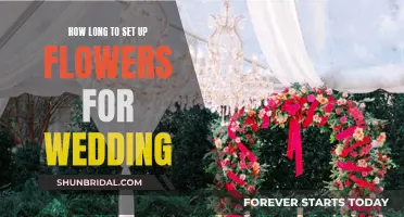 Setting Up Wedding Flowers: How Long Does It Take?