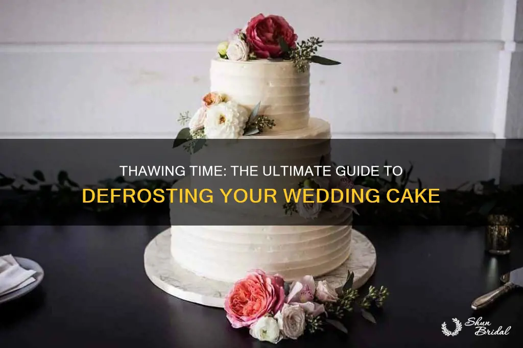 how long to thaw a frozen wedding cake