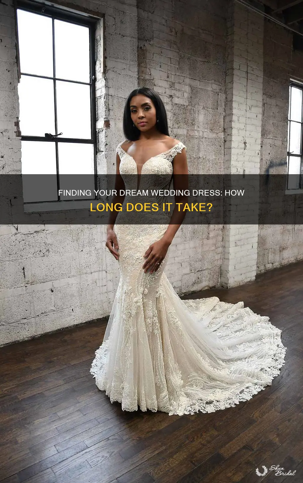 how long to try on wedding dresses
