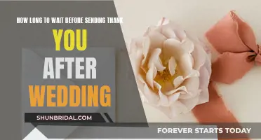 Post-Wedding Thank You: Ideal Timing and Etiquette