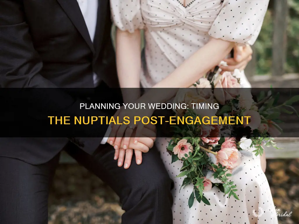 how long to wait between engagement and wedding