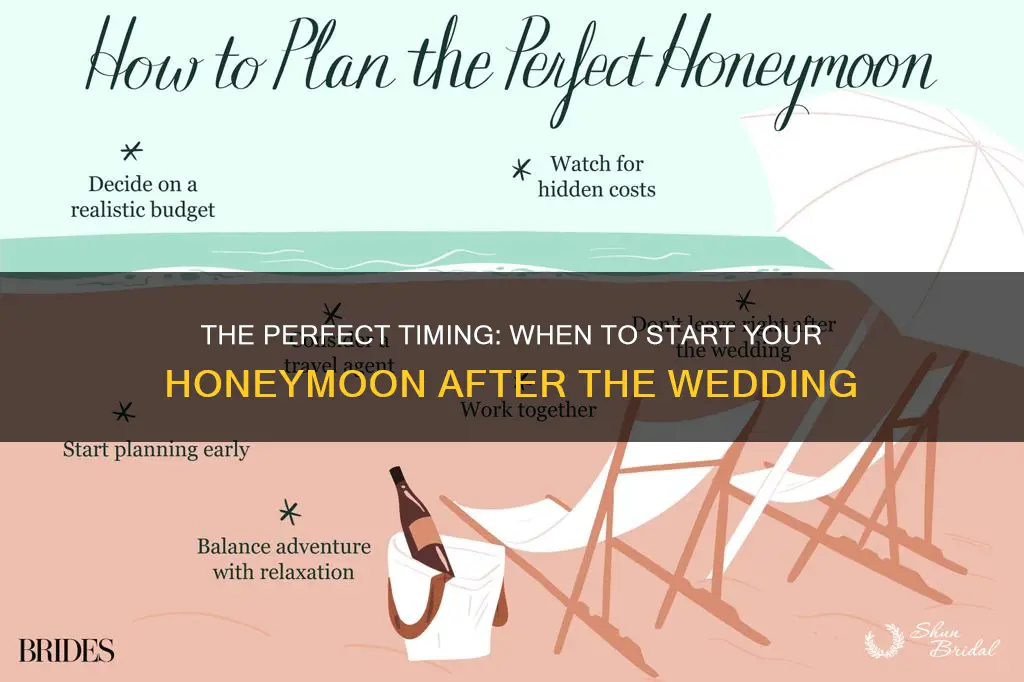 how long to wait between wedding and honeymoon