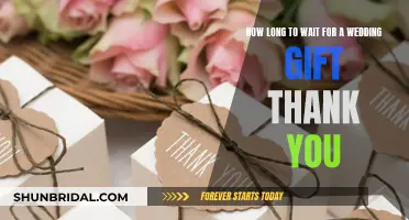 The Art of Thanking: Wedding Gifts and Timely Gratitude