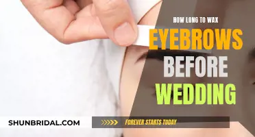 The Perfect Brow Wax: Timing Your Pre-Wedding Treatment