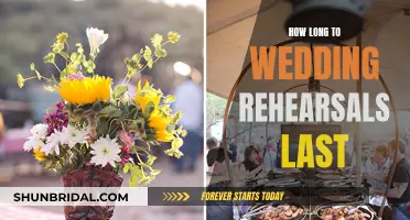 Wedding Rehearsals: How Long Do They Typically Run?
