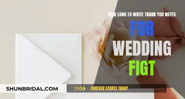 Writing Wedding Thank-You Notes: How Long Should It Take?