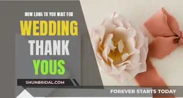 The Art of Timing Wedding Thank-You Notes