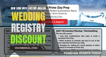 When Can I Expect My Amazon Wedding Registry Discount?