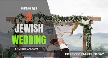 A Jewish Wedding: How Long Does It Last?