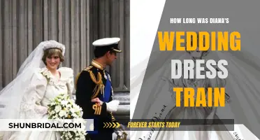 The Extravagant Length of Princess Diana's Wedding Dress Train