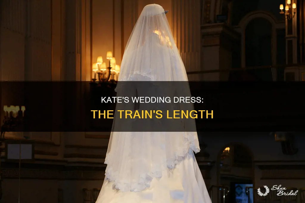 how long was duchess of cambridge wedding dress train