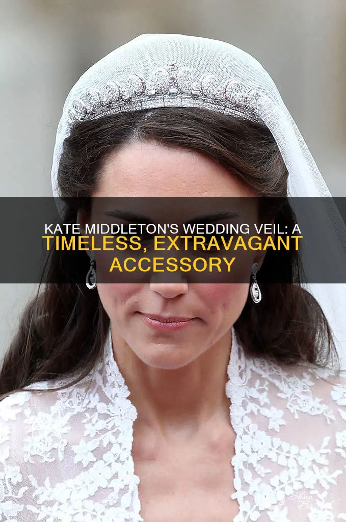 how long was kate middleton wedding veil