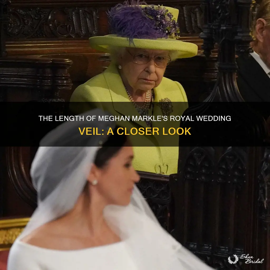 how long was meghan markle wedding veil