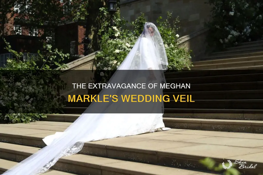 how long was meghan markle wedding veil