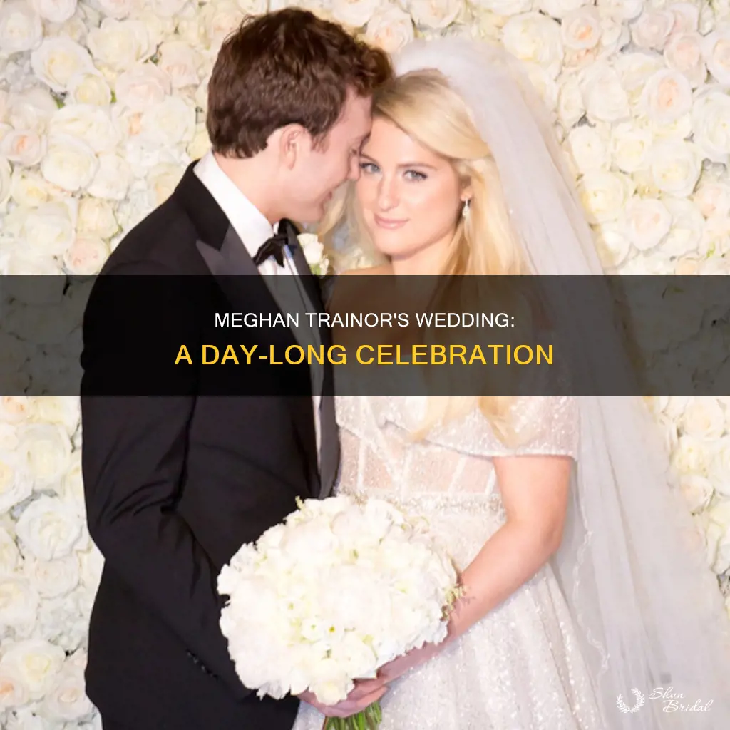 how long was meghan train wedding