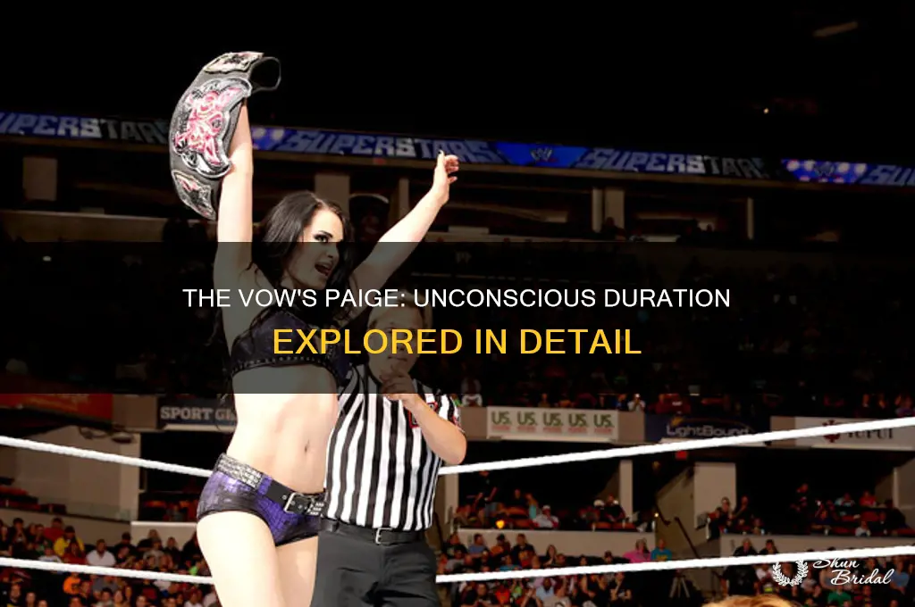 how long was paige unconcious in the vow