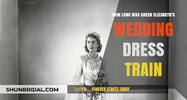 The Lengthy Train of Queen Elizabeth's Wedding Dress
