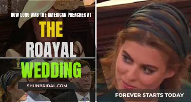 American Preacher's Royal Wedding Attendance: How Long?