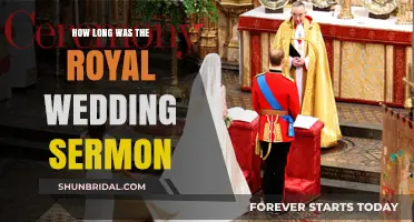 The Royal Wedding Sermon: Uncovering Its Surprising Length and Impact