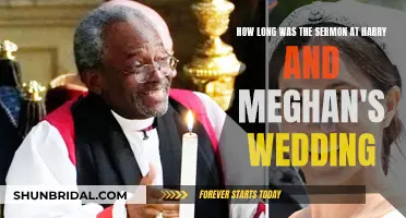 Royal Wedding: Harry and Meghan's Sermon Duration