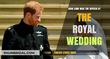 Royal Wedding Speech Length: A Brief, Memorable Moment in History