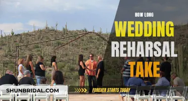 Wedding Rehearsal Duration: How Long Should You Plan For?