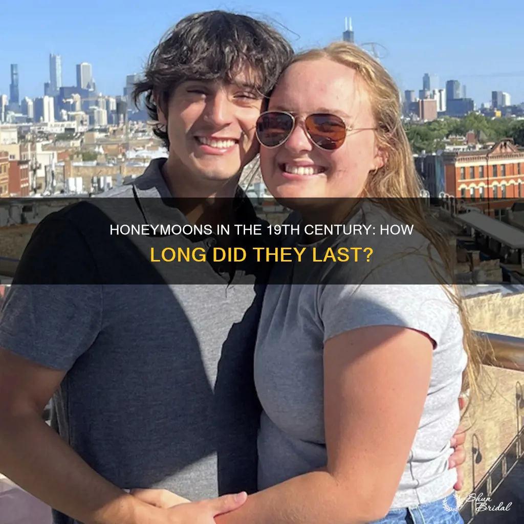 how long were honeymoons in the 1800s
