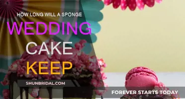 Sponge Wedding Cakes: How Long Do They Last?