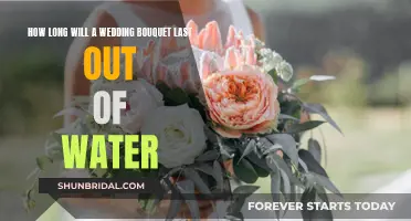 Wedding Bouquets: Lifespan Without Water