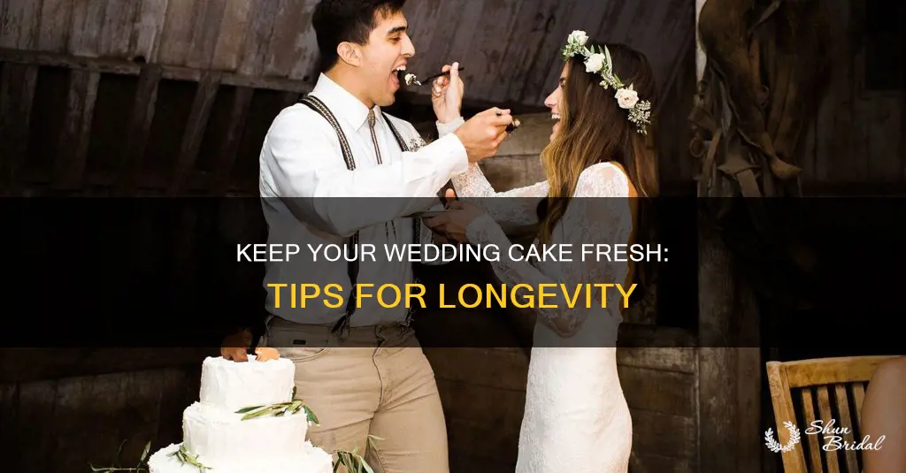 how long will a wedding cake stay fresh