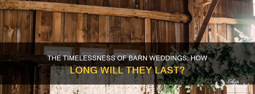 how long will barn weddings be in style