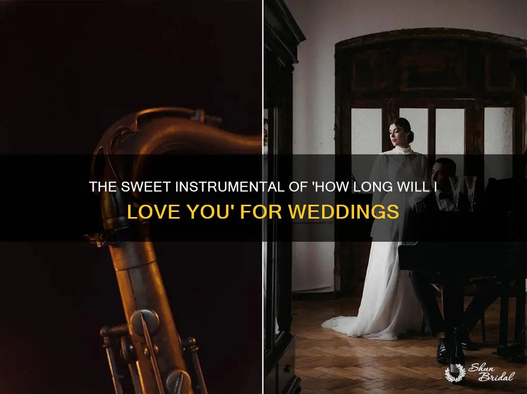 how long will I love you instrumental wedding version